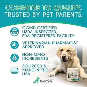 Balanced Breed Dog Probiotics for Fresh Breath and Health