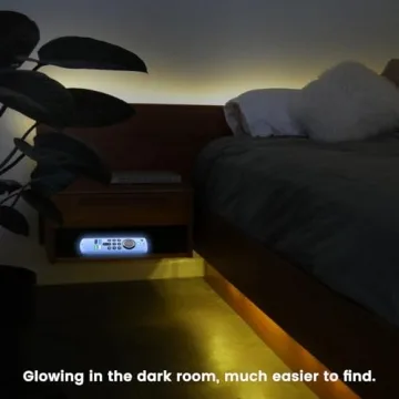 2-Pack Glowing Remote Cover for Easy Access with Lanyard