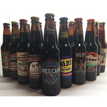 Orca Beverage Premium Root Beer Variety Pack - 12 Assorted Glass Bottles
