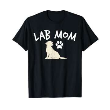 Labrador Retriever Lab Mom Dog Puppy Pet Lover T-Shirt