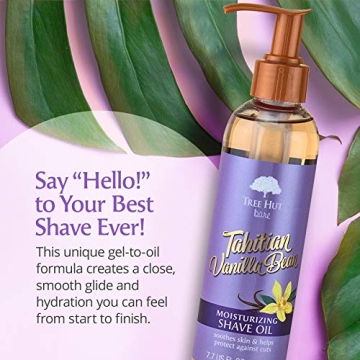 Tree Hut Moisturizing Shave Oil Vanilla 7.7 Fl Oz