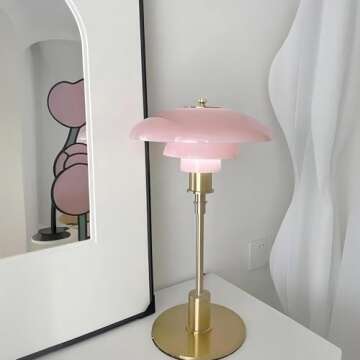 Stylish LIGHTLAND Bauhaus Table Lamp with Bulb Included