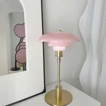 Stylish LIGHTLAND Bauhaus Table Lamp with Bulb Included