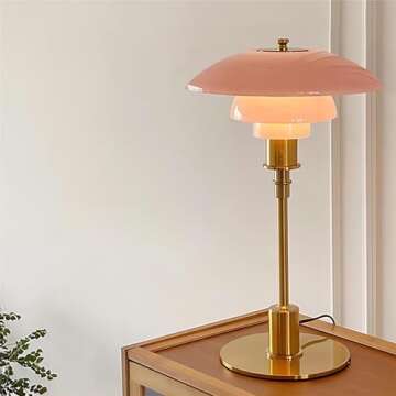 Stylish LIGHTLAND Bauhaus Table Lamp with Bulb Included