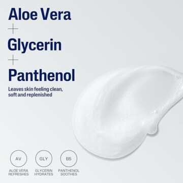 Cetaphil Ultra Gentle Refreshing Body Wash, For Dry to Normal, Sensitive Skin, 16.9oz Pack of 3, Aloe Vera, Calendula, Vitamin B5, Hypoallergenic, Paraben Free, Fragrance Free, Dermatologist Tested