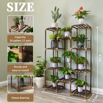 Uneedem Plant Stand Maximize Your Indoor Garden Space