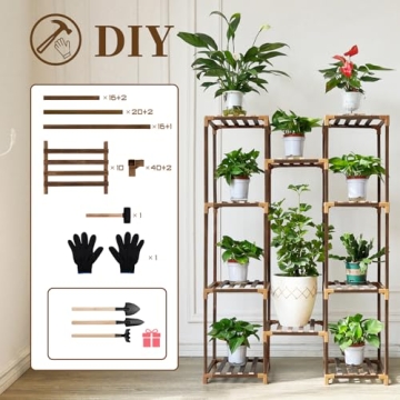 Uneedem Plant Stand Maximize Your Indoor Garden Space
