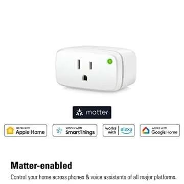 Eve Energy (Matter) - Smart Plug, App and Voice Control, 100% Privacy, Matter Over Thread, Works wit...