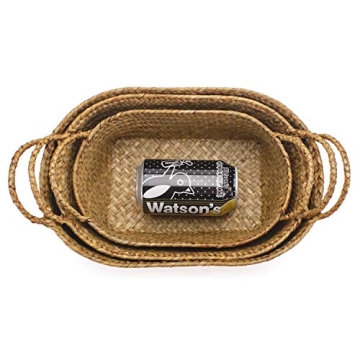 Natural Seagrass Woven Baskets for Stylish Storage