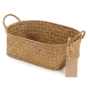 Natural Seagrass Woven Baskets for Stylish Storage