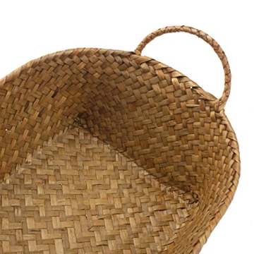 Natural Seagrass Woven Baskets for Stylish Storage