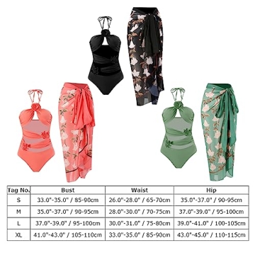 One Piece Swimsuit with Cover Up for Stylish Summer Fun