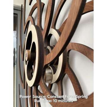 Handmade Kinetic Wooden Wall Art - Unique Home Decor
