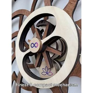 Handmade Kinetic Wooden Wall Art - Unique Home Decor
