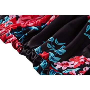 B2prity Women's Slimming One Piece Swimsuits Tummy Control Bathing Suit Halter Swimwear for Big Busted Curvy Woman