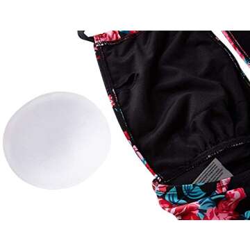 B2prity Women's Slimming One Piece Swimsuits Tummy Control Bathing Suit Halter Swimwear for Big Busted Curvy Woman