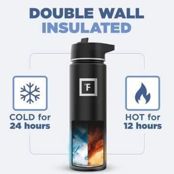IRON °FLASK Insulated Water Bottle - Perfect for Adventurers