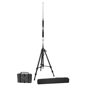 Super Antenna MP1LXMAX Deluxe Tripod 80m-10m HF +2m VHF Portable Antenna with Go Bags ham Radio Amat...