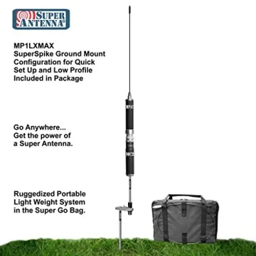 Top Portable HF + VHF Antenna with Easy Setup