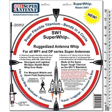 Top Portable HF + VHF Antenna with Easy Setup