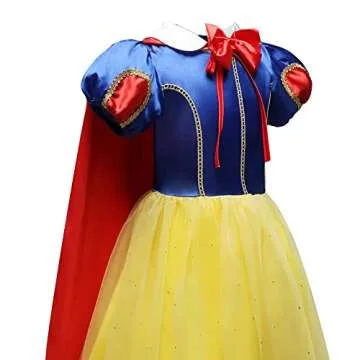 MINACARE New Princess Costume for Girls Party Dress Up