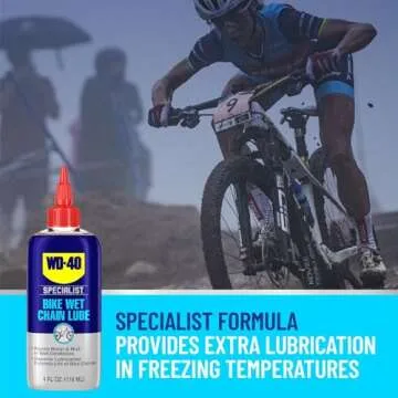 WD-40 Specialist Bike Wet Chain Lube, 4 OZ