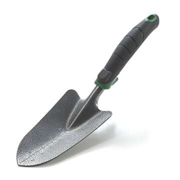 Edward Tools Garden Trowel - Heavy Duty Carbon Steel Garden Hand Shovel with Ergonomic Grip - Strong...
