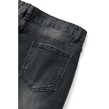 Andongnywell Mid Waist Juniors Womens Plus 70s Flared Bell Bottom Bootcut Denim Jeans Pants (Blue,XXXX-Large)