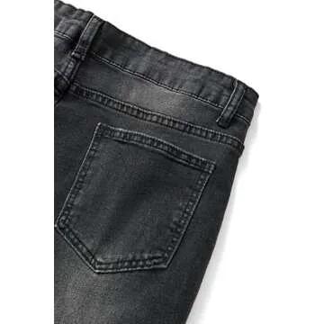 Andongnywell Mid Waist Juniors Womens Plus 70s Flared Bell Bottom Bootcut Denim Jeans Pants (Blue,XXXX-Large)