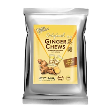 Prince of Peace Original Ginger Chews - Natural Chewy Candy with Real Ginger