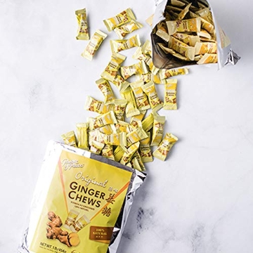 Prince of Peace Original Ginger Chews for Digestive Health