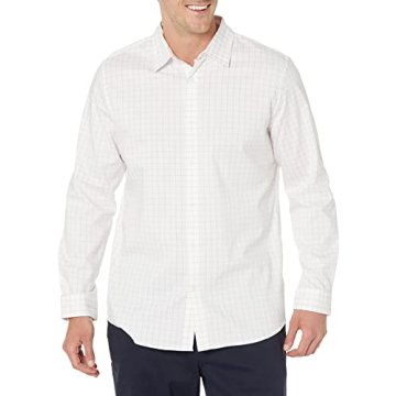 Men's Slim-Fit Long-Sleeve Stretch Dress Shirt