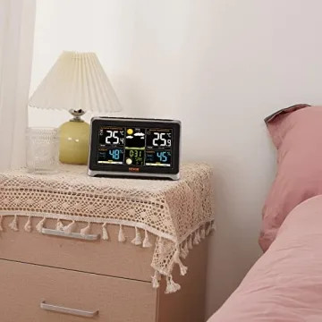 VEVOR Weather Station with Large Color Display and Sensors