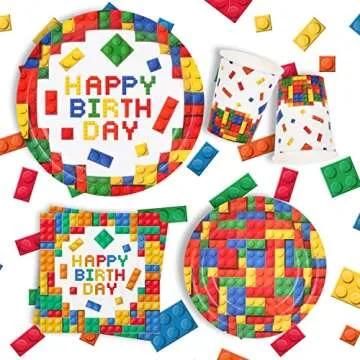 Ultimate Building Block Party Supplies for Kids