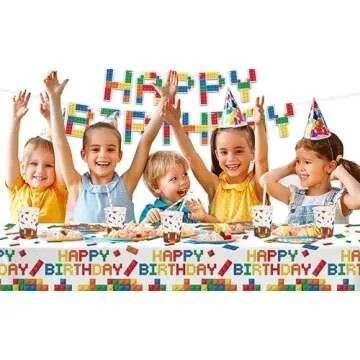 Ultimate Building Block Party Supplies for Kids