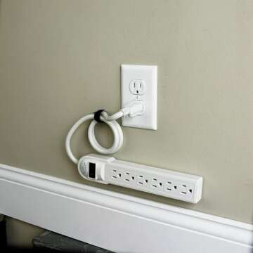 Scotch Bundling Straps, 0.25-in x 8-in, Black, 1-Pack