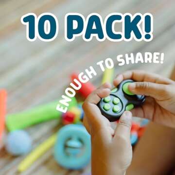 Chuckle & Roar Sensory Fidget Box - 10pk for Ages 3+