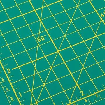 ZERRO Cutting Mat, Self Healing Rotary Cutting Mat 12" x 9" Professional Double-Sided Thick Non-Slip Mat for Quilting Sewing Crafts Art Projects (A4)