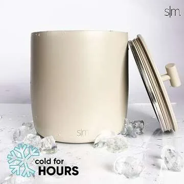 Simple Modern Insulated Ice Bucket for Stylish Entertaining