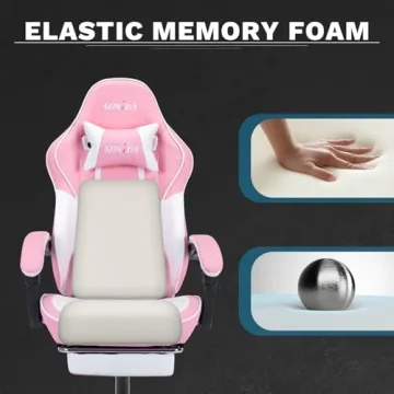 Ergonomic Gaming Chair with Massage Support and Style