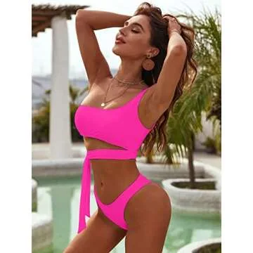 Blooming Jelly Cheeky Thong Bikini Set for Women