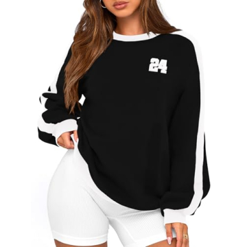 PRETTYGARDEN Oversized Sweatshirt for Cozy Style