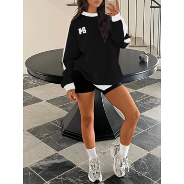 PRETTYGARDEN Oversized Sweatshirt for Cozy Style