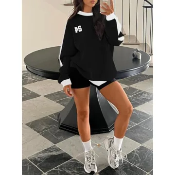PRETTYGARDEN Oversized Sweatshirt for Cozy Style