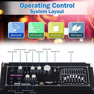 Powerful Bluetooth PA Speaker System for Outdoor Events