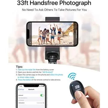 NEXBOOM iPhone Tripod - 66" [Stable & Tall] iPhone Tripod Stand with Remote, Tripod for iPhone Compatible with iPhone 16 15 Pro Max 14 13 Plus,Samsung S22/ Camera/GoPro/Video Recording