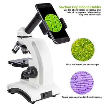 KiZHXlo Monocular Microscope for Students and Kids