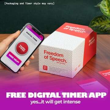 QUOKKA Freedom of Speech Card Board Game - Adult Edition - Fast-Paced | Guess The Word | Easy to Pla...