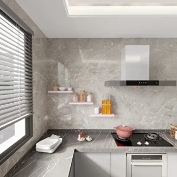 SAUMONIERES Floating Shelves Solid Wood Set of 3 Wall Shelf