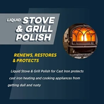RUTLAND Grill Liquid Stove Polish - 8 Fl Oz Restore Shine